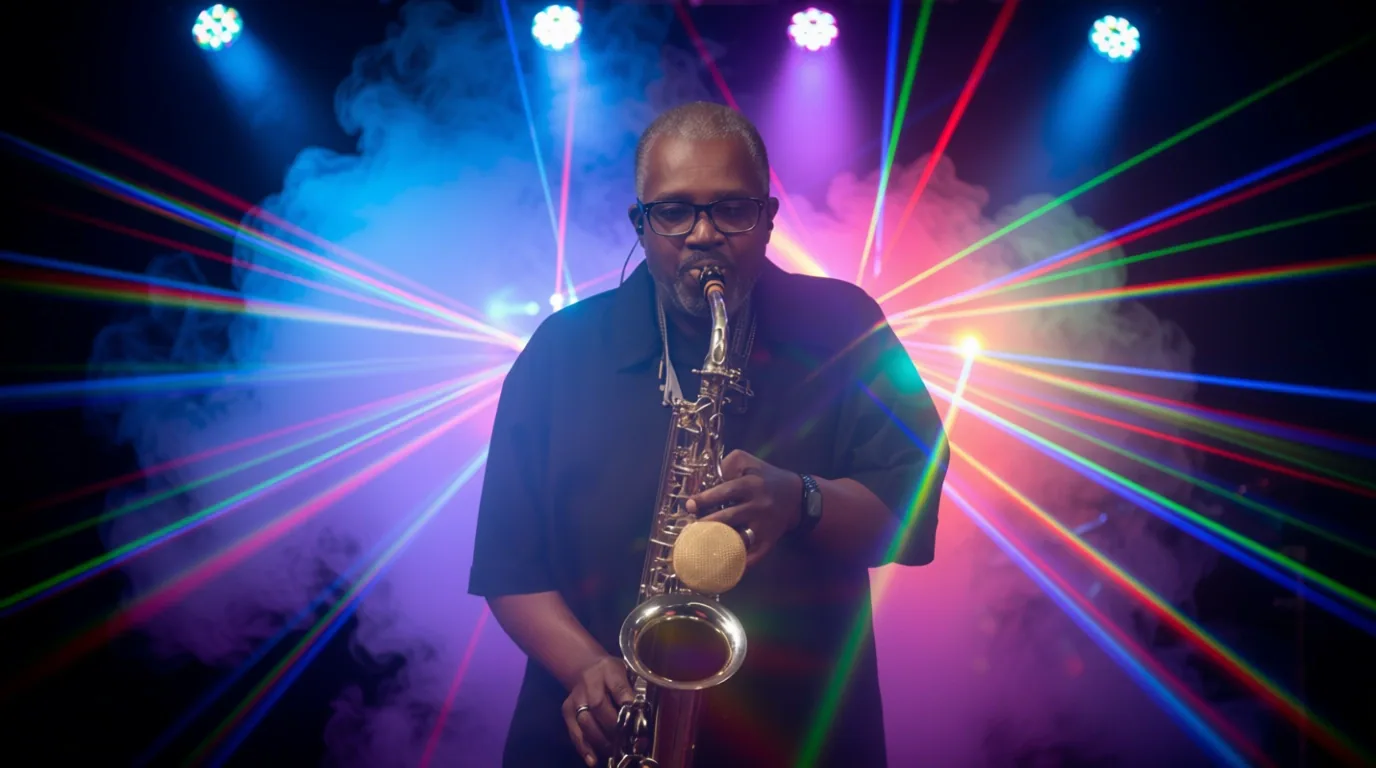 Decade’s Band saxophone performance